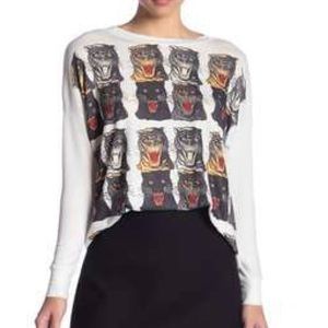 ✨NWOT “Gucci Cat Print” Vintage Dolman Top